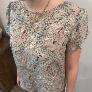 ANN TAYLOR LOFT Floral Blouse